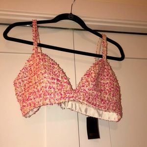 Tweed Bralette